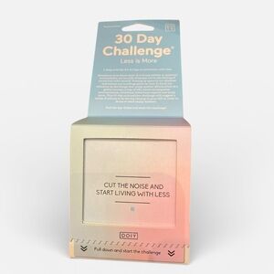 DOIY Less Is More 30 Day Challenge – Minimalism & Mindful Living NEW